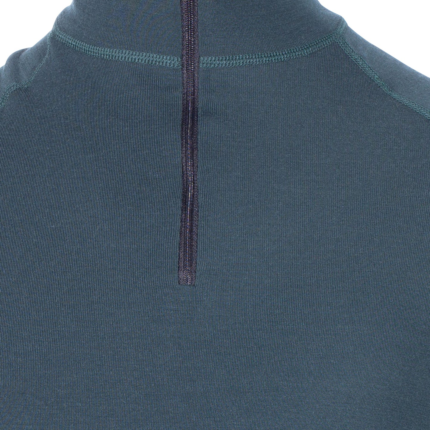 FJUN Shirt Classic Wool Zip Polo green