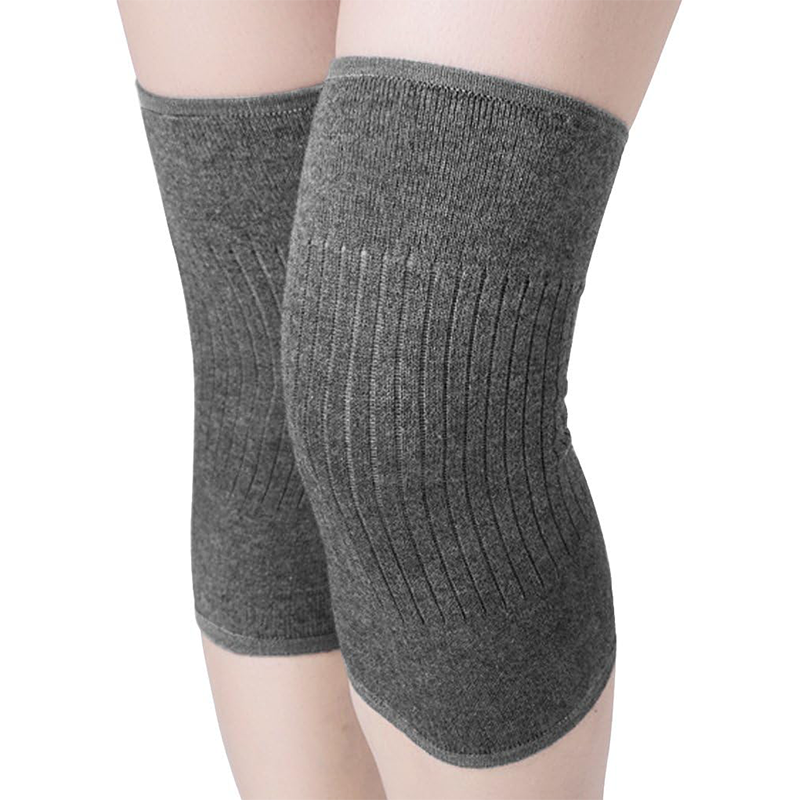 FJUN Men's and women's cashmere knee support leg warmer winter