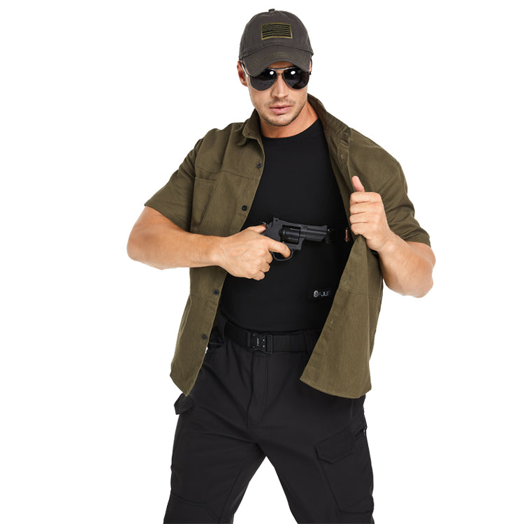 FJUN Men‘s Concealed Carry Crew Neck Tee
