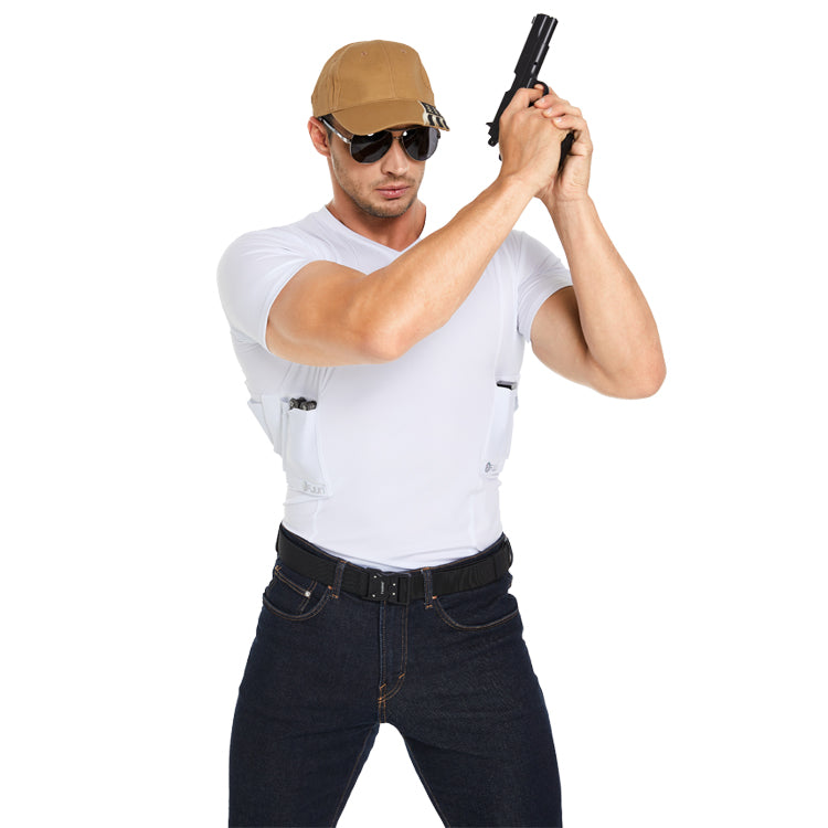 FJUN V Neck Holster Shirt