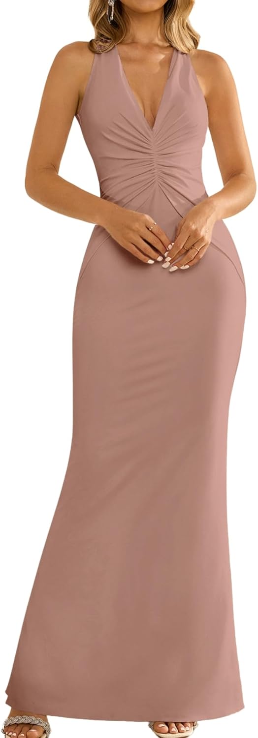 FJUN Women's Dresses Prom Formal Wedding Bridesmaid Dresses