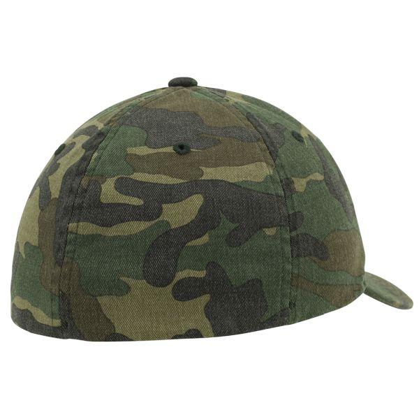 FJUN Cap Garment washed woodland
