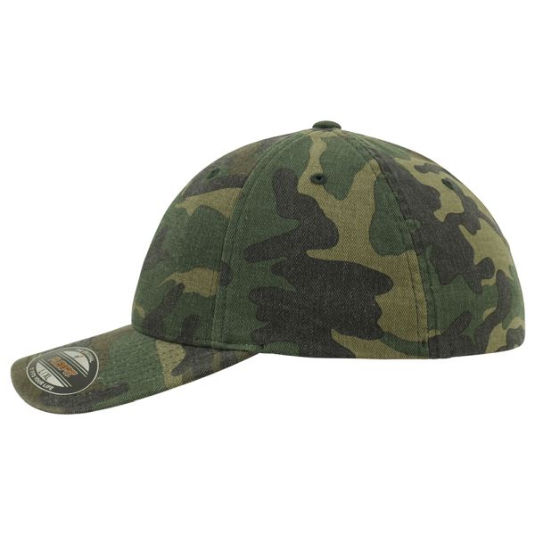 FJUN Cap Garment washed woodland