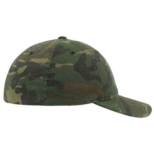 FJUN Cap Garment washed woodland