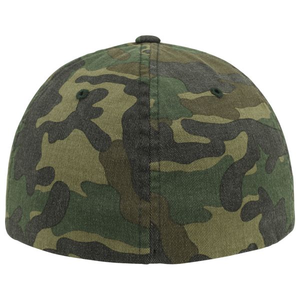 FJUN Cap Garment washed woodland
