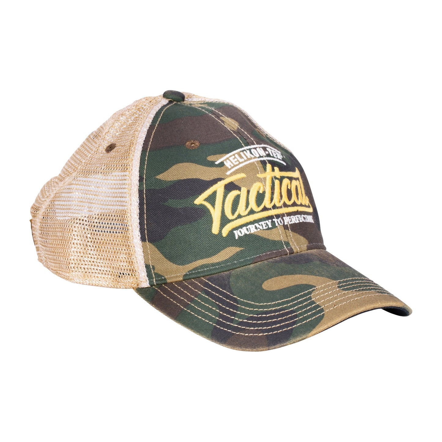 FJUN Tactical Trucker Cap Dirty Washed woodland