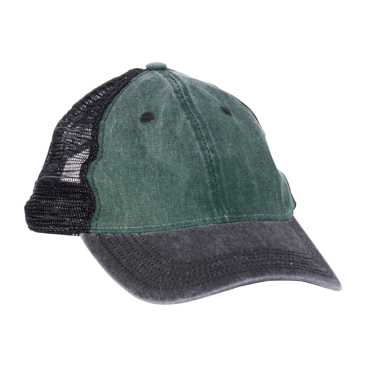 FJUN Cap Plain Trucker Cap Washed green/