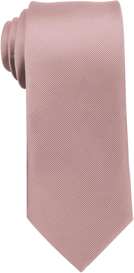 FJUN Men's Tie Solid Color Personality