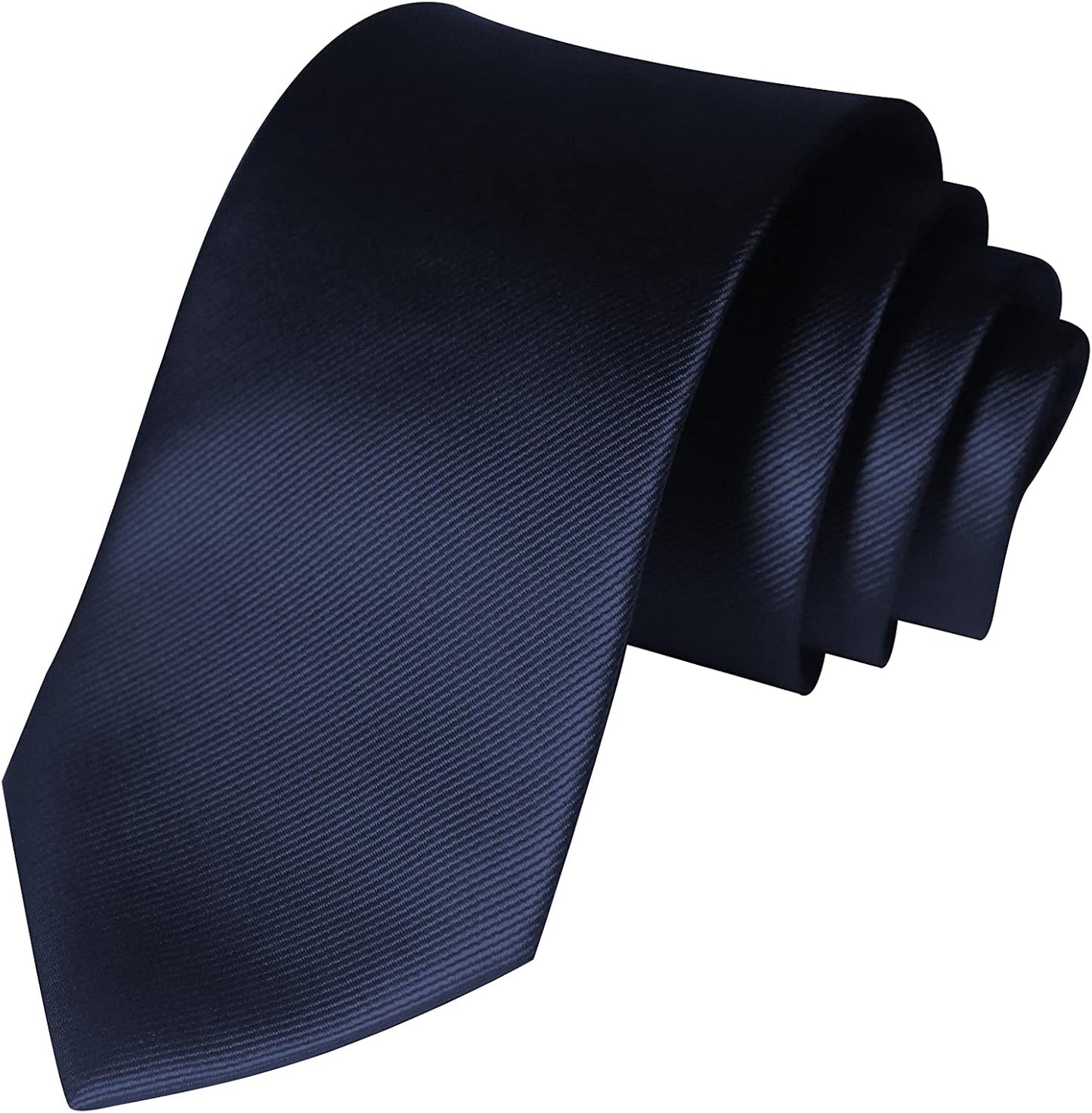 FJUN Men's Tie Solid Color Personality