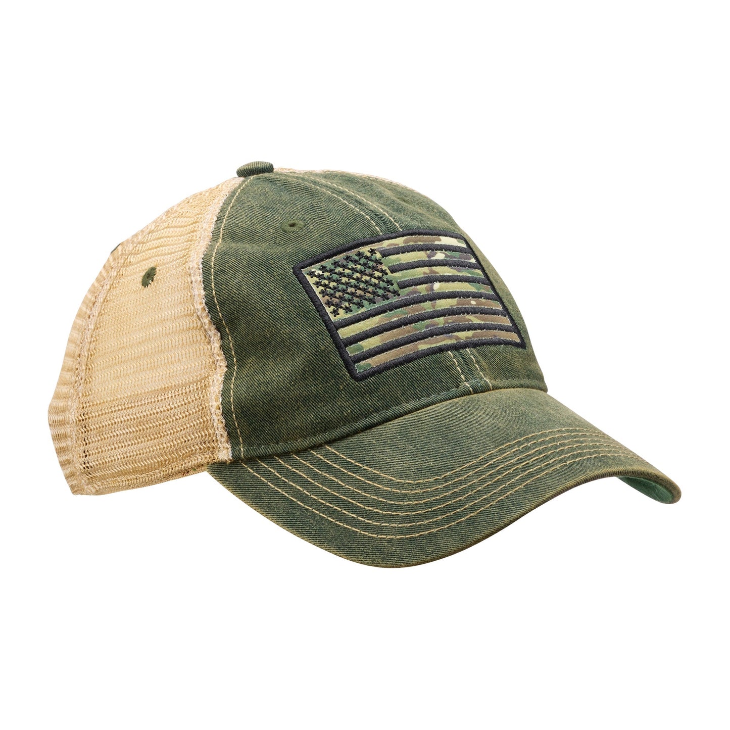 FJUN Camo Flag Trucker Hat