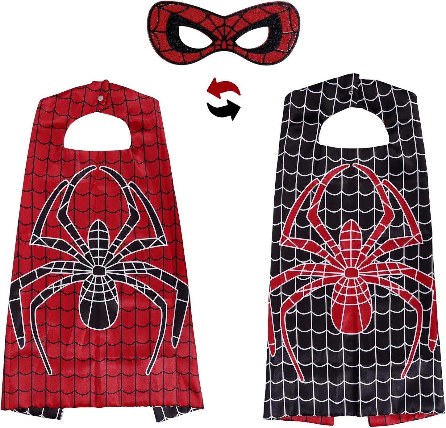 FJUN Costumes for use in children's dress up play Superhero Capes for Kids,Hero Capes and Masks