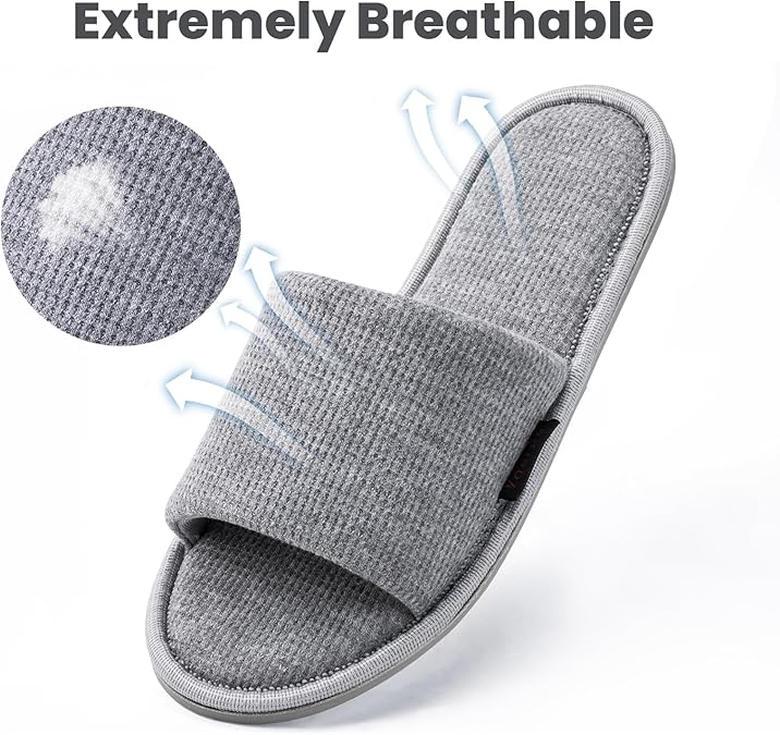 FJUN slippers for men and women, comfortable and breathable