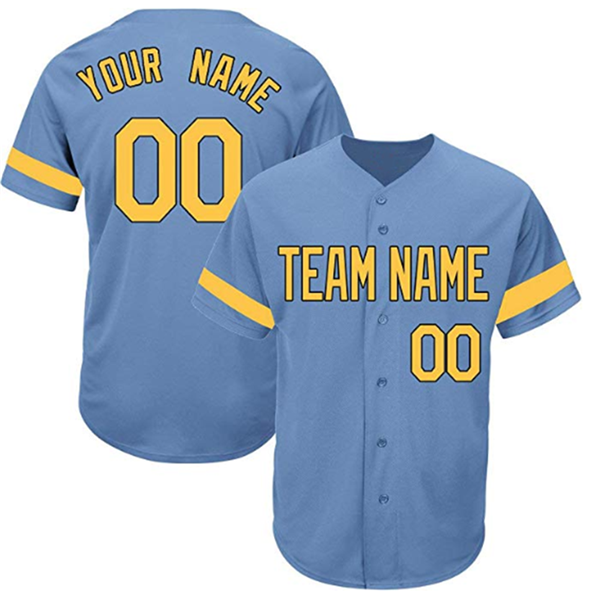 FJUN Men's Baseball Jersey Breathable Sweat-Absorbent