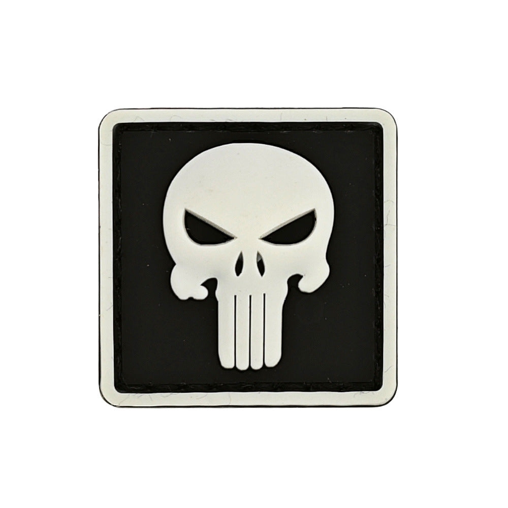 3D Patch Punisher Skull