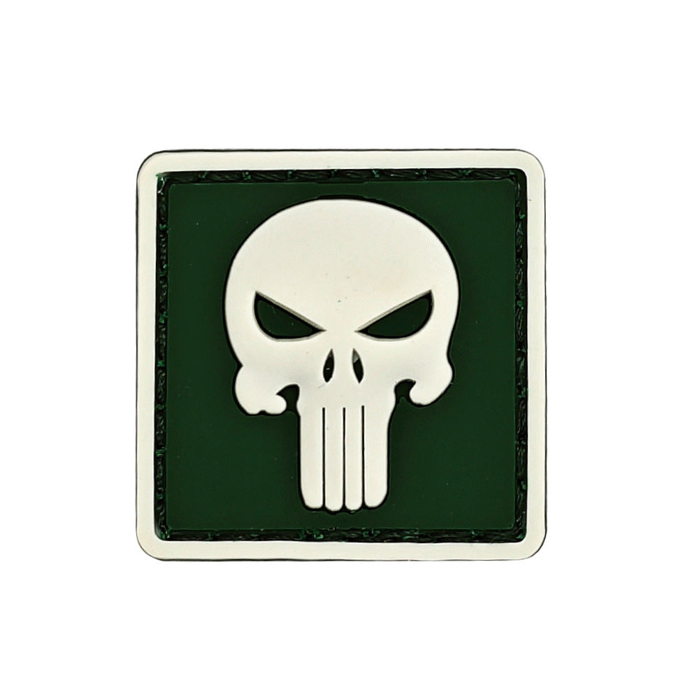 3D Patch Punisher Skull