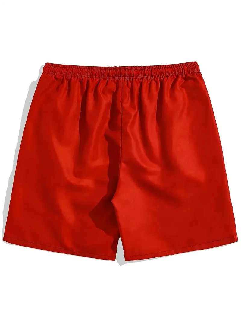 Pack de 2 shorts deportivos con letras para hombre