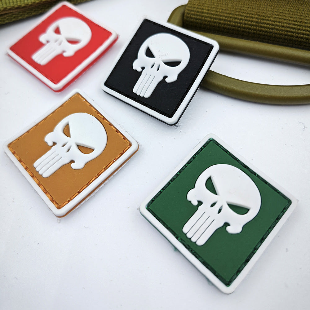 3D Patch Punisher Skull