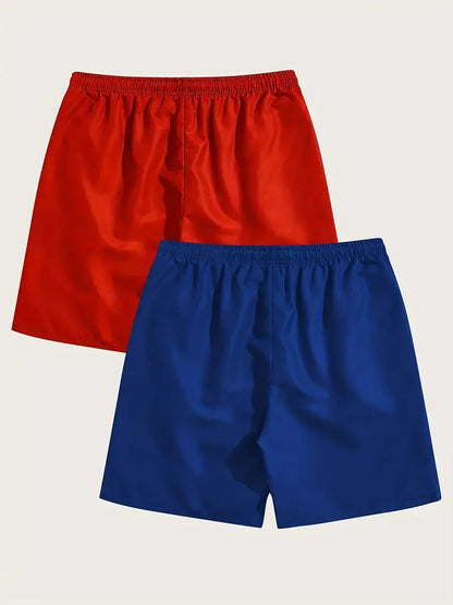 Lot de 2 shorts de sport homme lettering