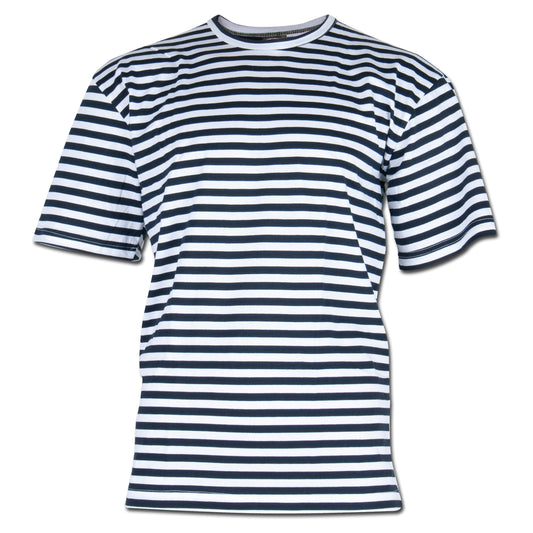 Russian Navy Shirt Half Sleeves white blue