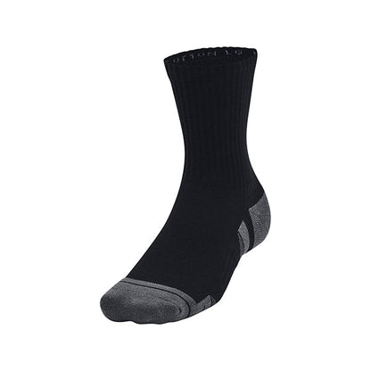 Under Armor Mid Crew Socks Cotton Pack of 3  gray