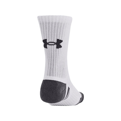 Under Armor Mid Crew Socks Cotton Pack of 3  gray