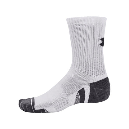 Under Armor Mid Crew Socks Cotton Pack of 3  gray