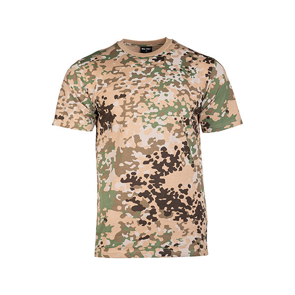 T-shirt camouflage aridfleck