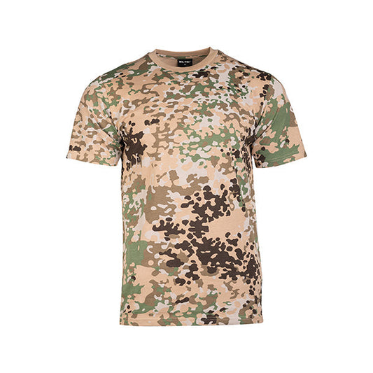 T-shirt camouflage aridfleck