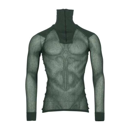 FJUN Shirt Super Thermo Zip-Polo green