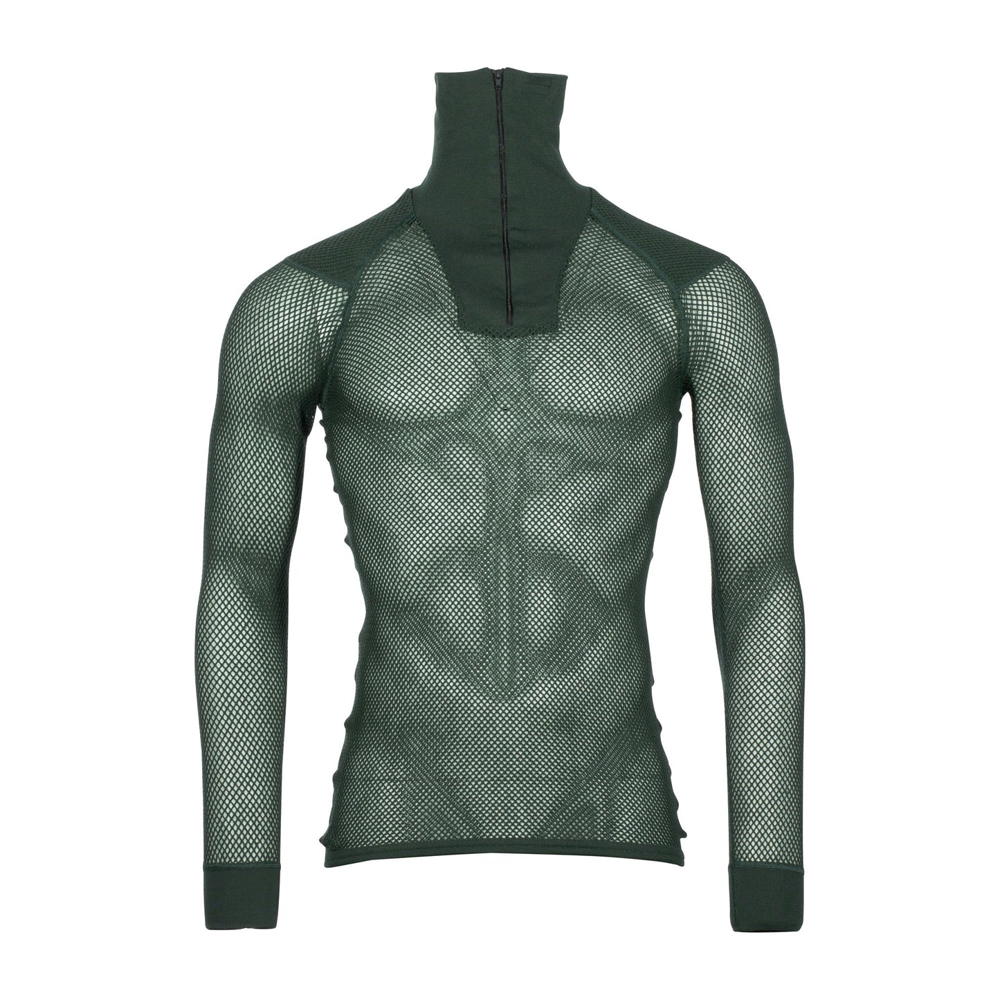 FJUN Shirt Super Thermo Zip-Polo green