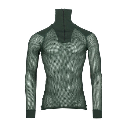 FJUN Shirt Super Thermo Zip-Polo green