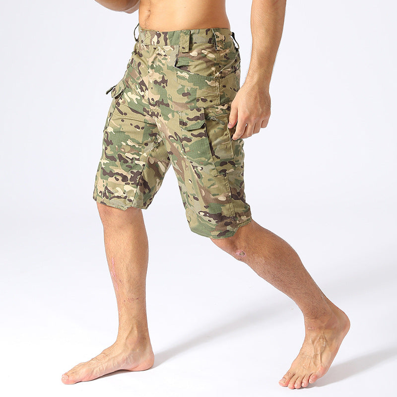 ESDY outdoor ix7 camouflage plaid shorts