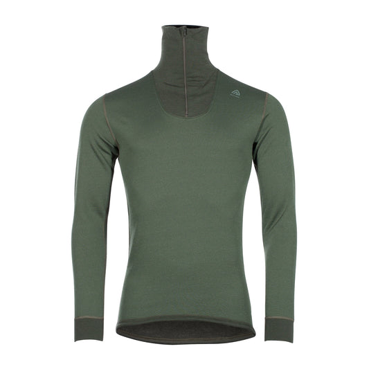 FJUN Hot Wool Long Sleeve Polo  night