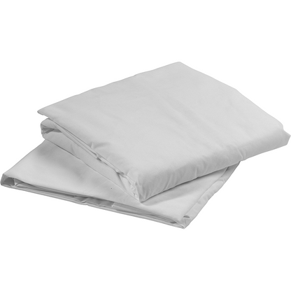 FJUN Hospital Fitted Sheet Polyester and Cotton Hospital Fitted Sheet White Soft and Comfortable Single Bed Sheet