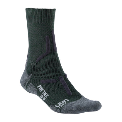 Trekking 2in Men's Socks military gray melange