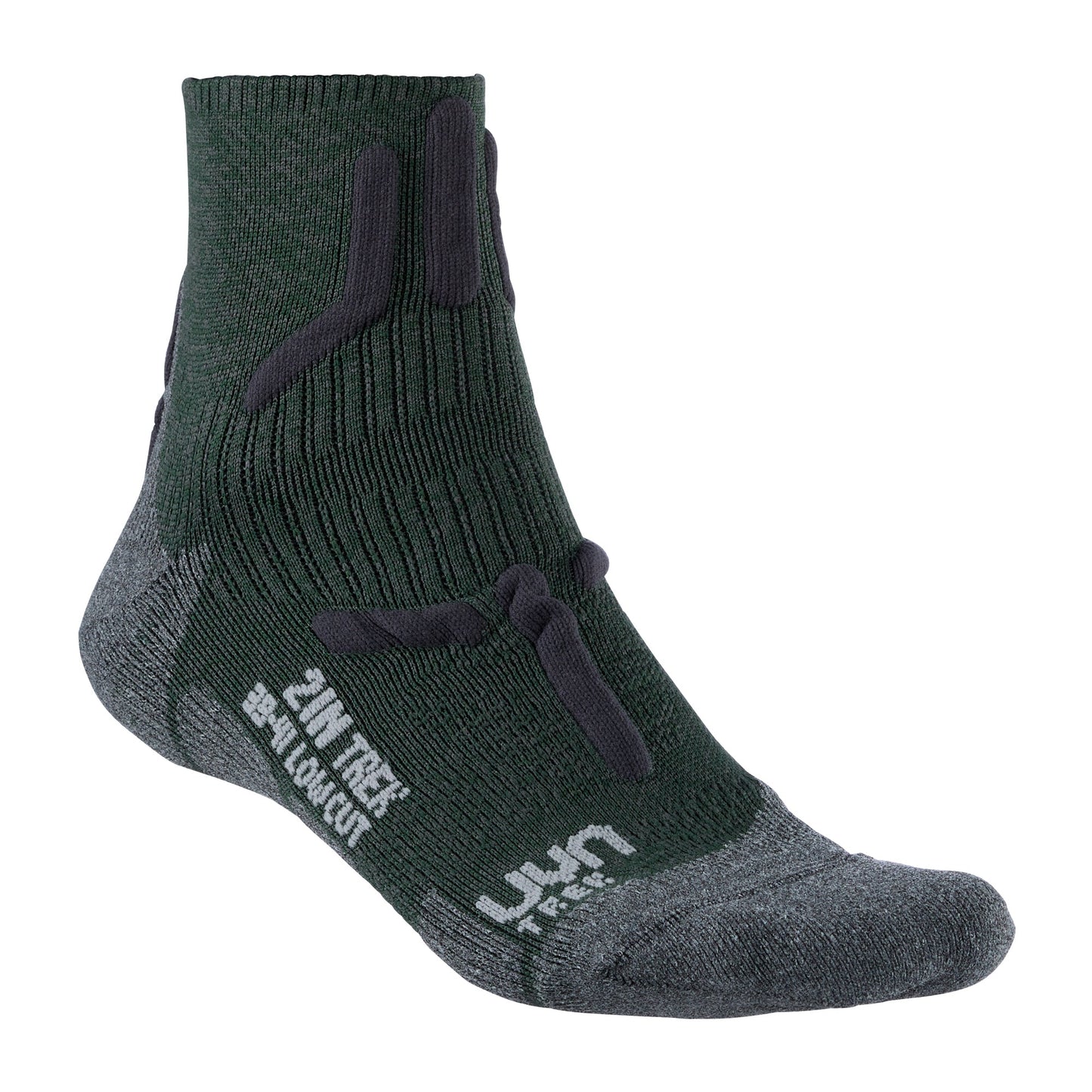 Trekking 2in Men's Socks military gray melange