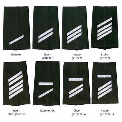 German Rank Insignia Cloth /white