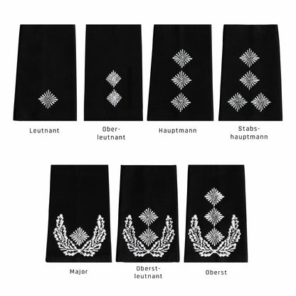 German Rank Insignia Cloth /white