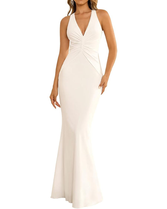 FJUN Women's Dresses Prom Formal Wedding Bridesmaid Dresses
