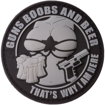 JTG 3D Patch Guns Boobs and Beer