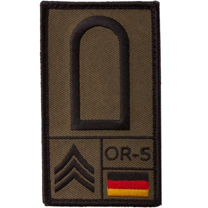 Rank Patch Stabsunteroffizier/SGT/OR-5