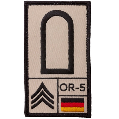 Rank Patch Stabsunteroffizier/SGT/OR-5