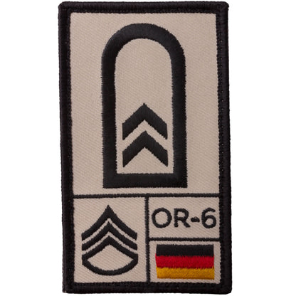 Rank Patch Oberfeldwebel/SSG/OR-6