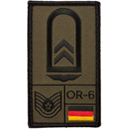 Rank Patch Oberfeldwebel Luftwaffe