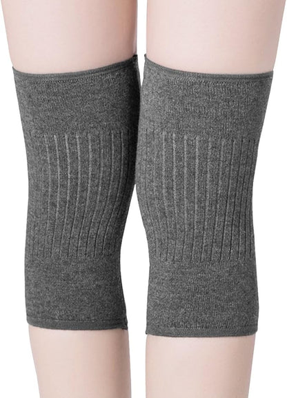 FJUN Men's and women's cashmere knee support leg warmer winter