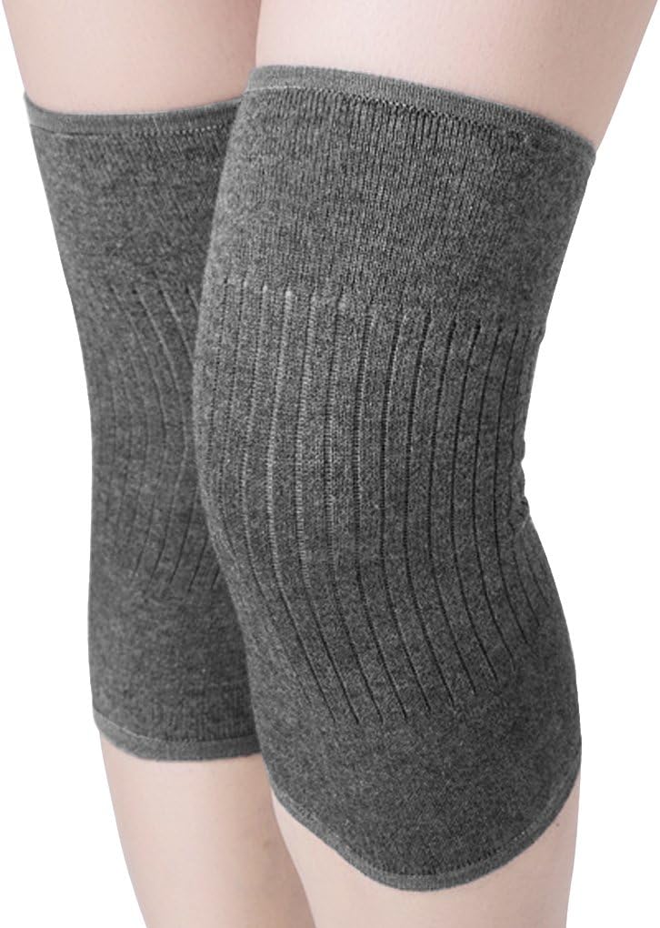 FJUN Men's and women's cashmere knee support leg warmer winter