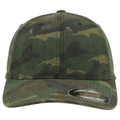 Cap Garment washed woodland