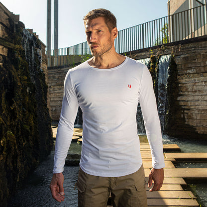 FJUN Sweatshirt Classic with boat neckline
