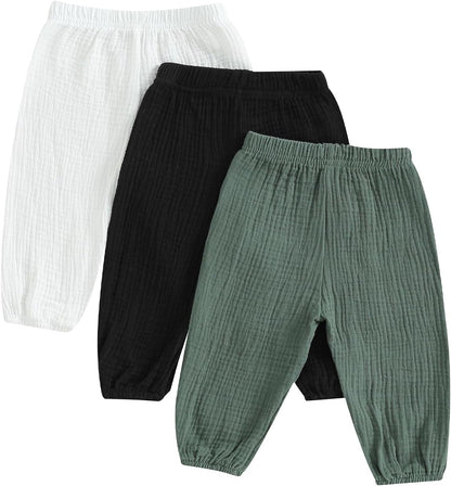 FJUN  Fire and heat protection Toddler Solid Color Casual Pants