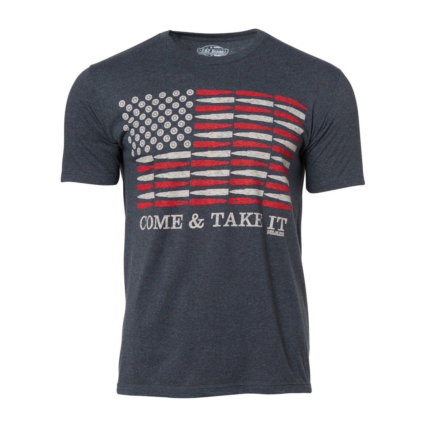 T-Shirt Come & Take It heather navy